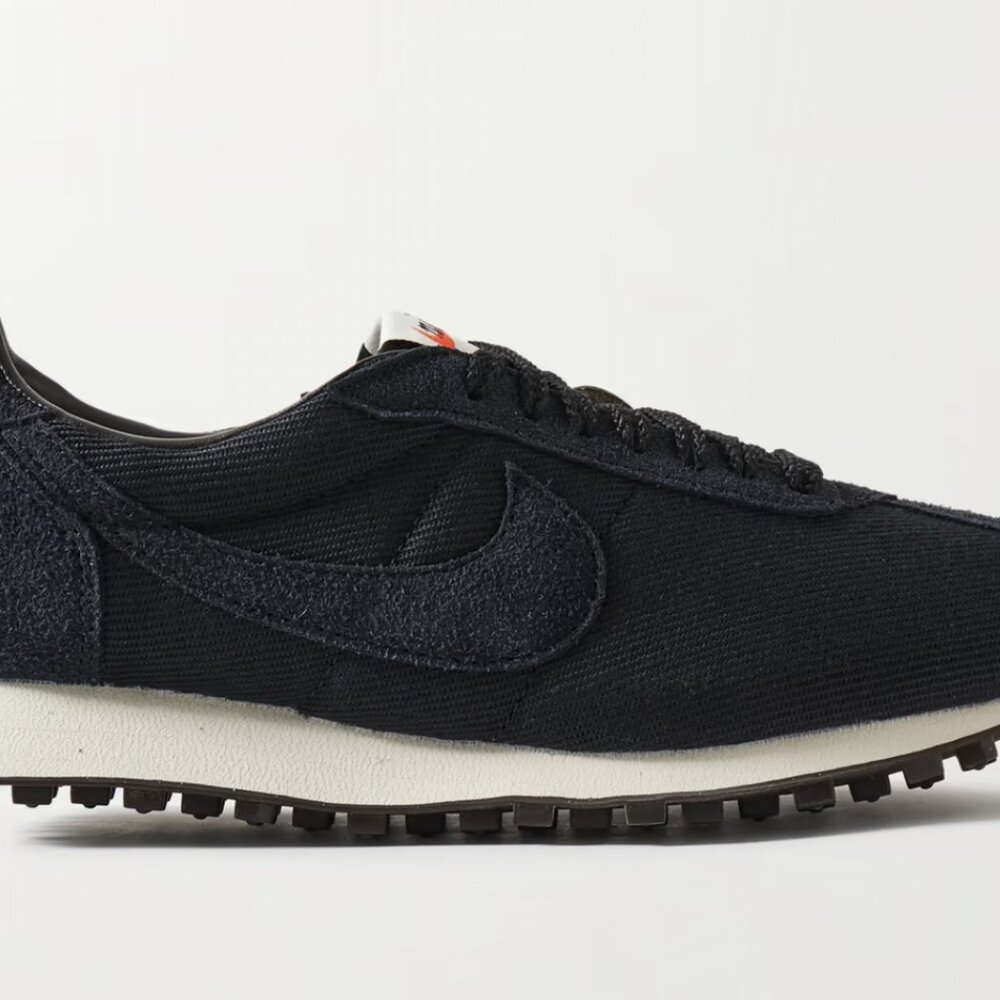 Nike LD-1000 Brushed suede-trimmed twill Sneakers